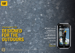 Cat advertisement for mobile phone with concrete wall displaying a photo on mobile of man taking a call on steel pylon with yellow hard hat on. Ross Woodhall - Action & Lifestyle Photography