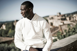 male runner, jogger taking a pause and taking the view in, wearing Castore. Ross Woodhall - Action & Lifestyle Photography