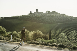 male runner, jogging along the road in Italy Ross Woodhall - Action & Lifestyle Photography