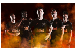 five Rangers footballers posed for new shirts, sponsored by Castore. Ross Woodhall - Action & Lifestyle Photography