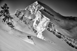 Ski Club of Great Britain skier photographed in La Clusaz, France. Ross Woodhall - Action & Lifestyle Photography